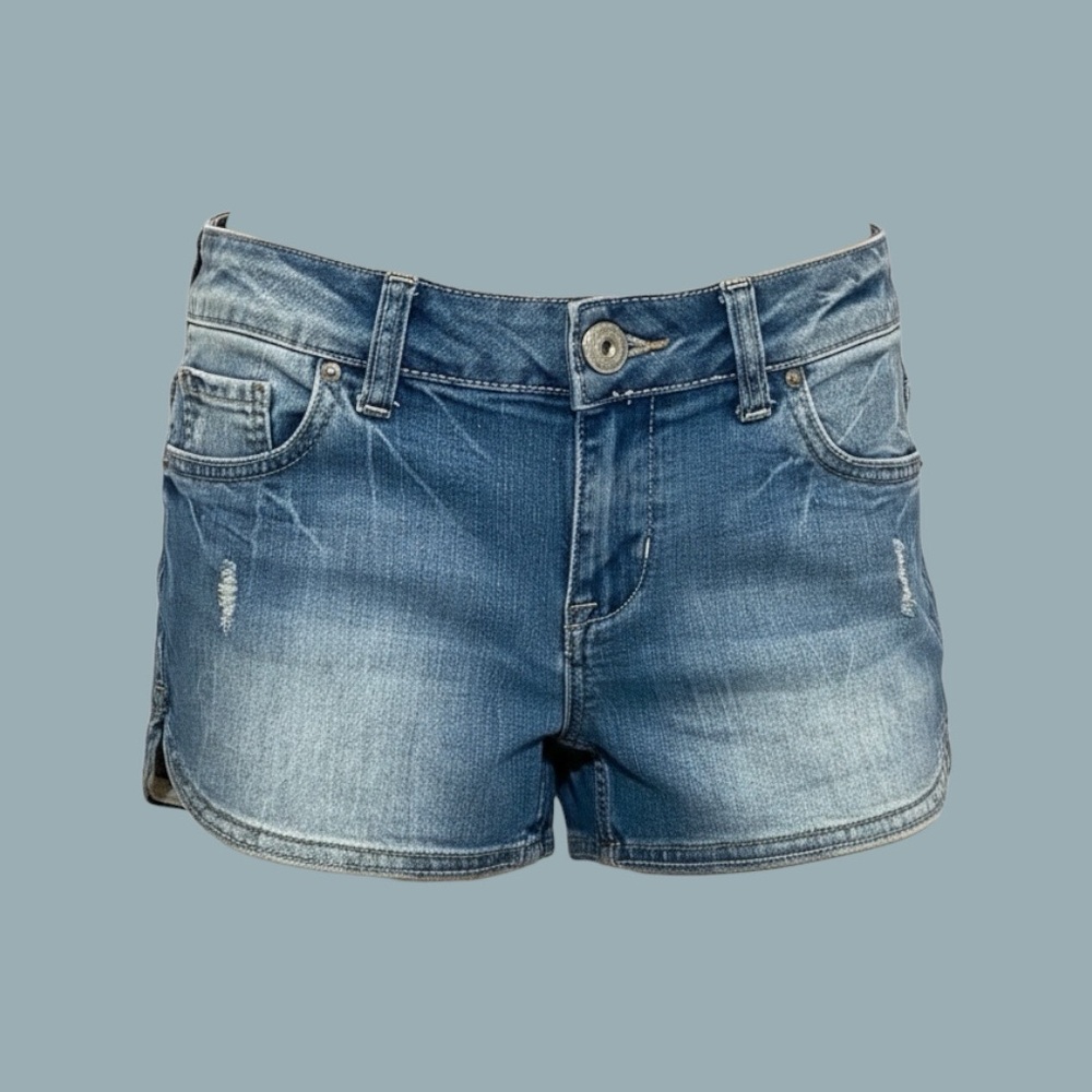 Amethyst Jeans Distressed Shorts